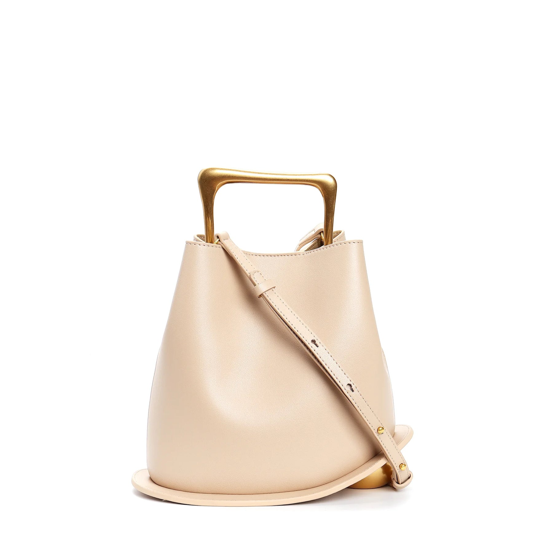 New Cowhide Genuine Leather Minority Korea Handbags Commuter Women Simple All-match Bucket Large Capacity Advanced Shoulder Bag