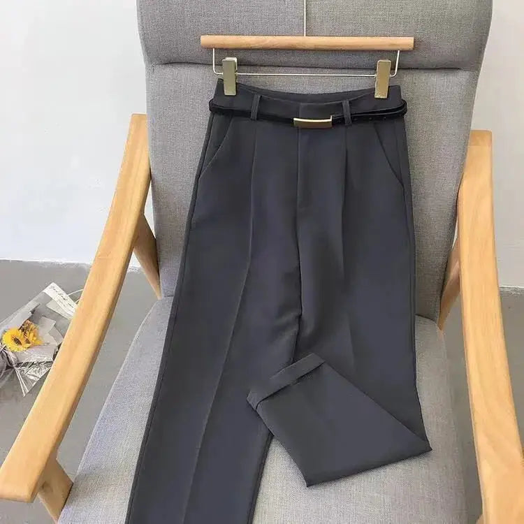 Calças casuais de verão elegantes, moda feminina