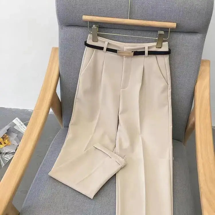 Calças casuais de verão elegantes, moda feminina